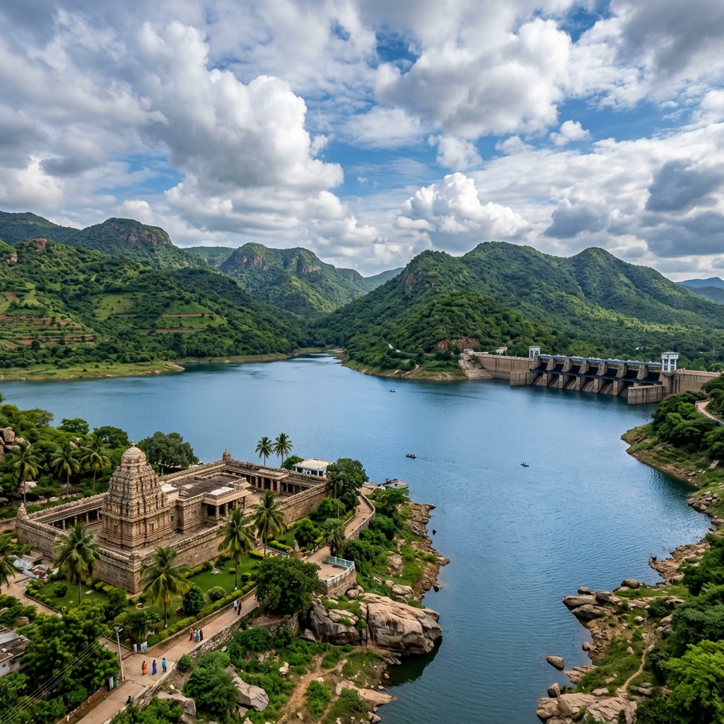 Somasila Dam & Someswara Temple