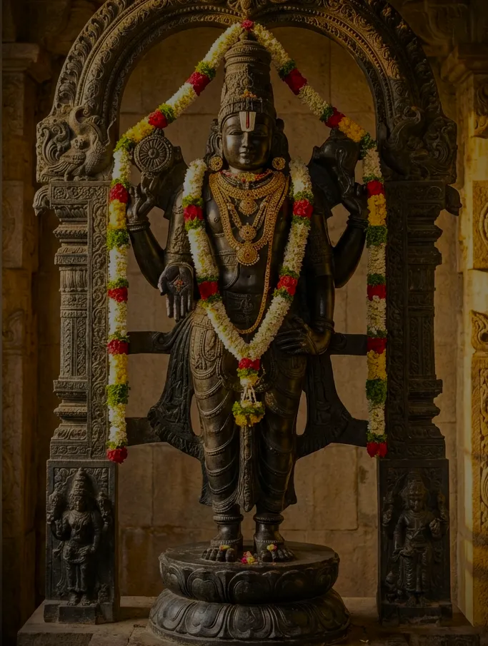 Tirumala Venkateswara Swamy Moolavirat (Idol) - Mobile View